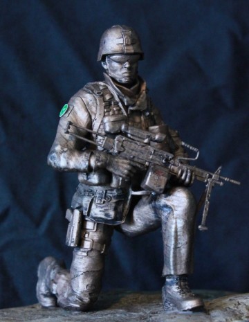 ISAF Militair met Minimi