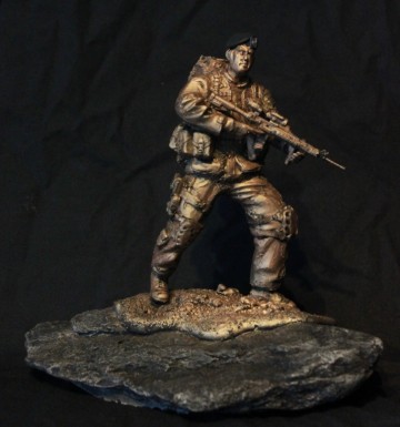 Cavalerist met lang wapen Colt