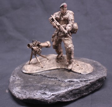 Gill met infanterist