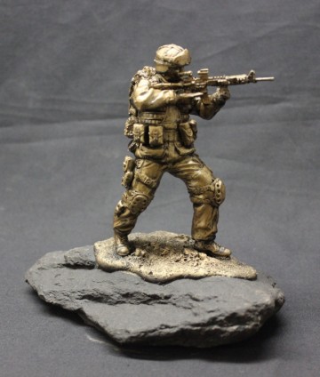 Infanterist algemeen met helm zonder bajonet