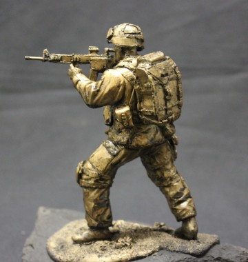 Infanterist algemeen met helm zonder bajonet