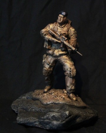 Cavalerist met lang wapen Colt