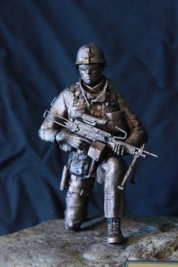 ISAF Militair met Minimi