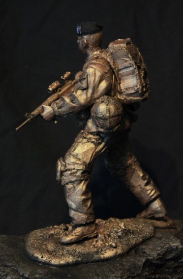 Cavalerist met lang wapen Colt