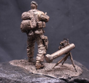 Gill met infanterist