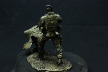 B-cie Infanterist met adelaar