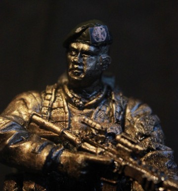 Infanterist met Colt