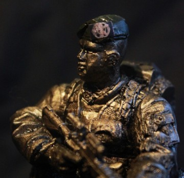 Infanterist met Colt