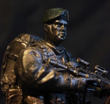 Infanterist met Colt