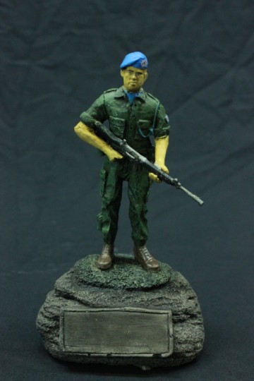 Unifil Kleur Libanon opgerolde mouw Fall