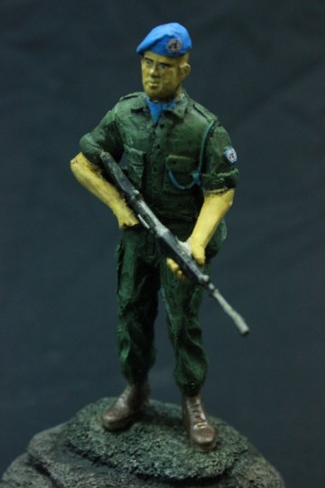 Unifil Kleur Libanon opgerolde mouw Fall