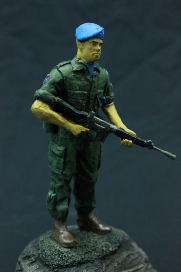 Unifil Kleur Libanon opgerolde mouw Fall