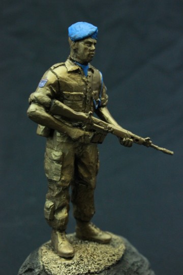 Unifil Brons Libanon opgerolde mouw Fall