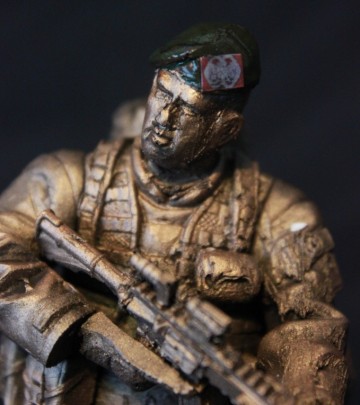 Infanterist met colt natres